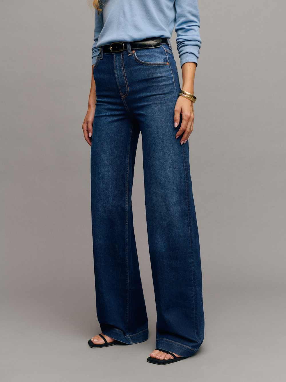 Bex Super Stretch High Rise Wide Leg Jeans | Reformation (Global)