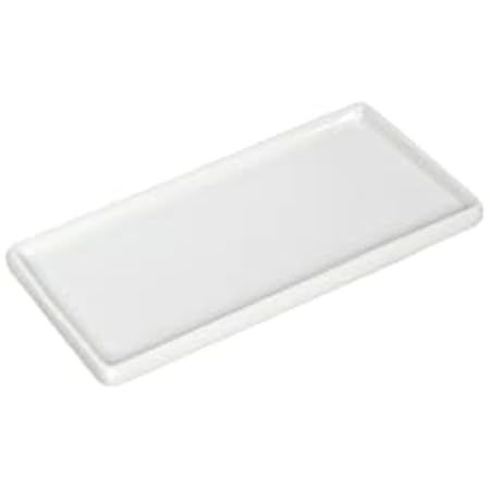 Ceramic Vanity Tray Small Rectangle, Bathtub Tray Bathroom Organizer, Cosmetics Holder for Tissue Ca | Amazon (US)