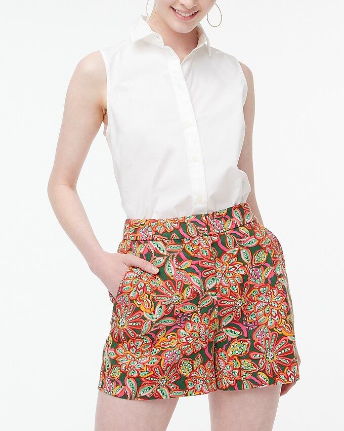 Pleated short with elastic waist | J.Crew Factory