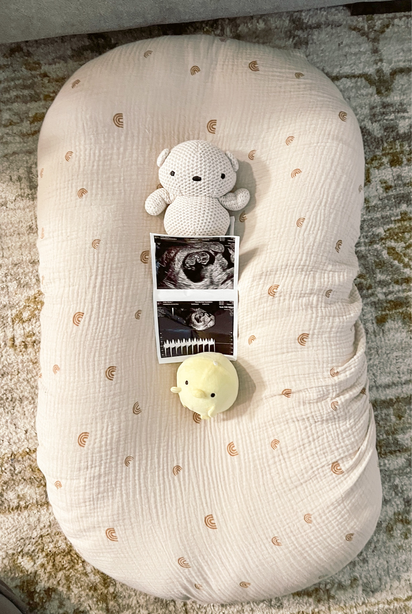 Can’t wait for our rainbow baby to arrive 🩵🥹🫶🏼☁️✨ hello 3rd trimester 😱 

#LTKfindsunder50 #LTKbaby #LTKfamily