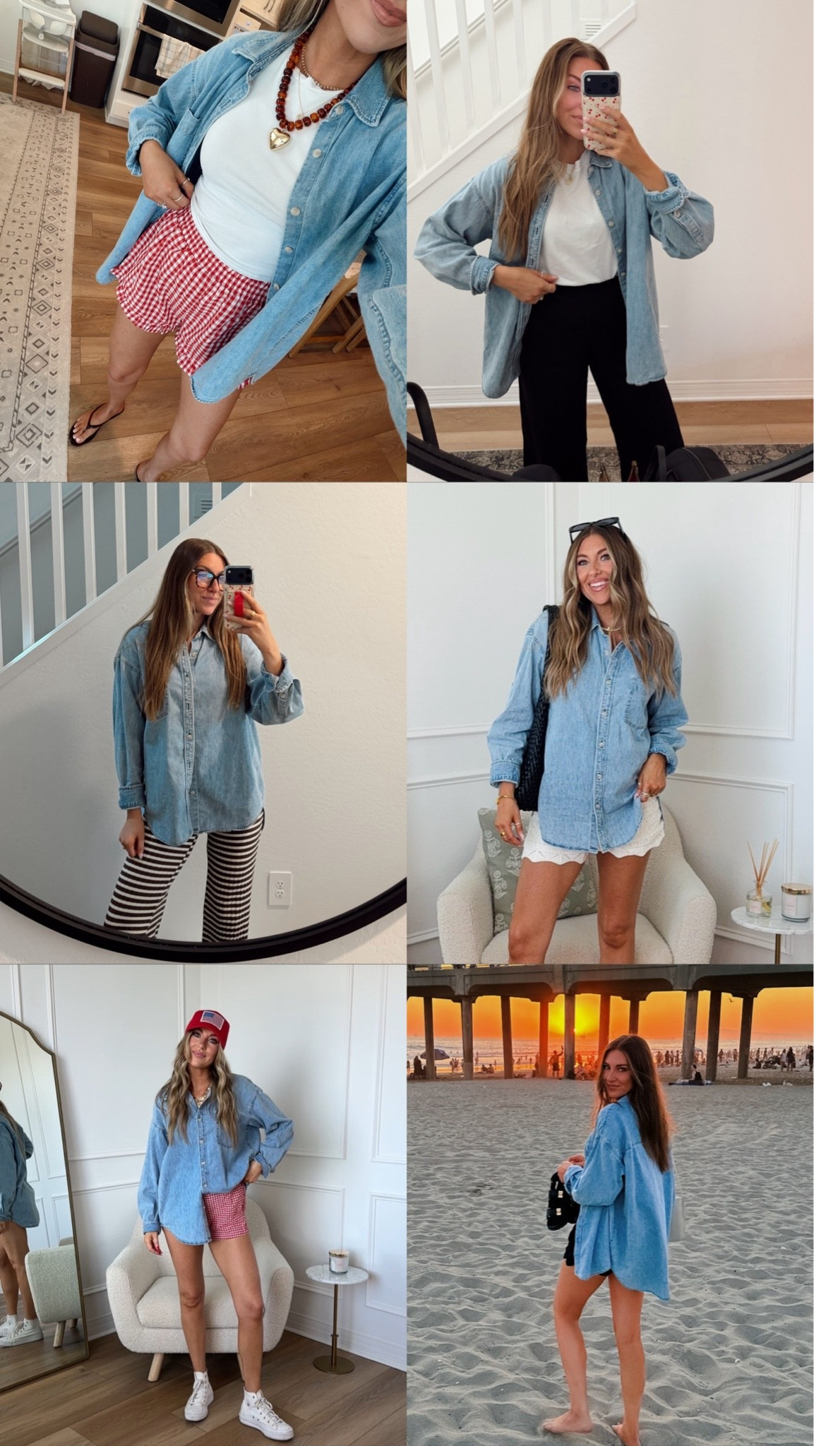 Aritzia denim shirt is on sale!! I wear a small