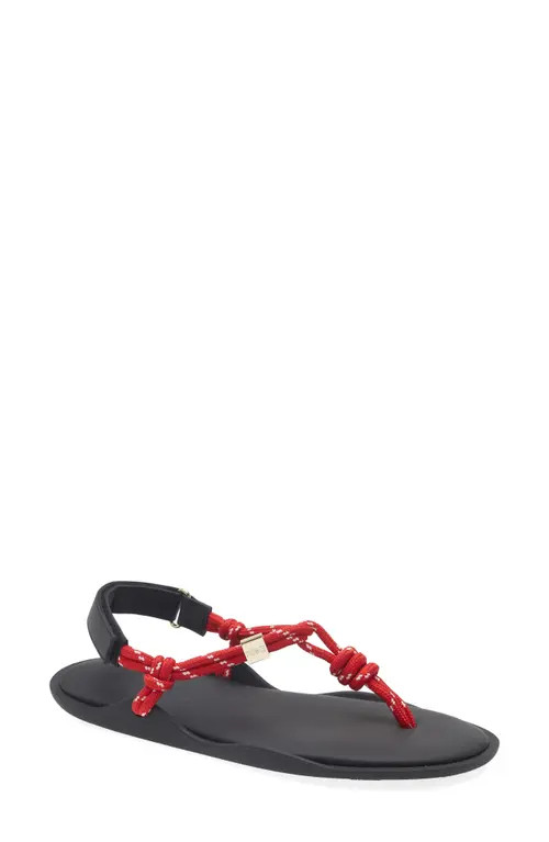 FLOWZE Cord Water Repellent Slingback Thong Sandal in Red at Nordstrom, Size 36 | Nordstrom