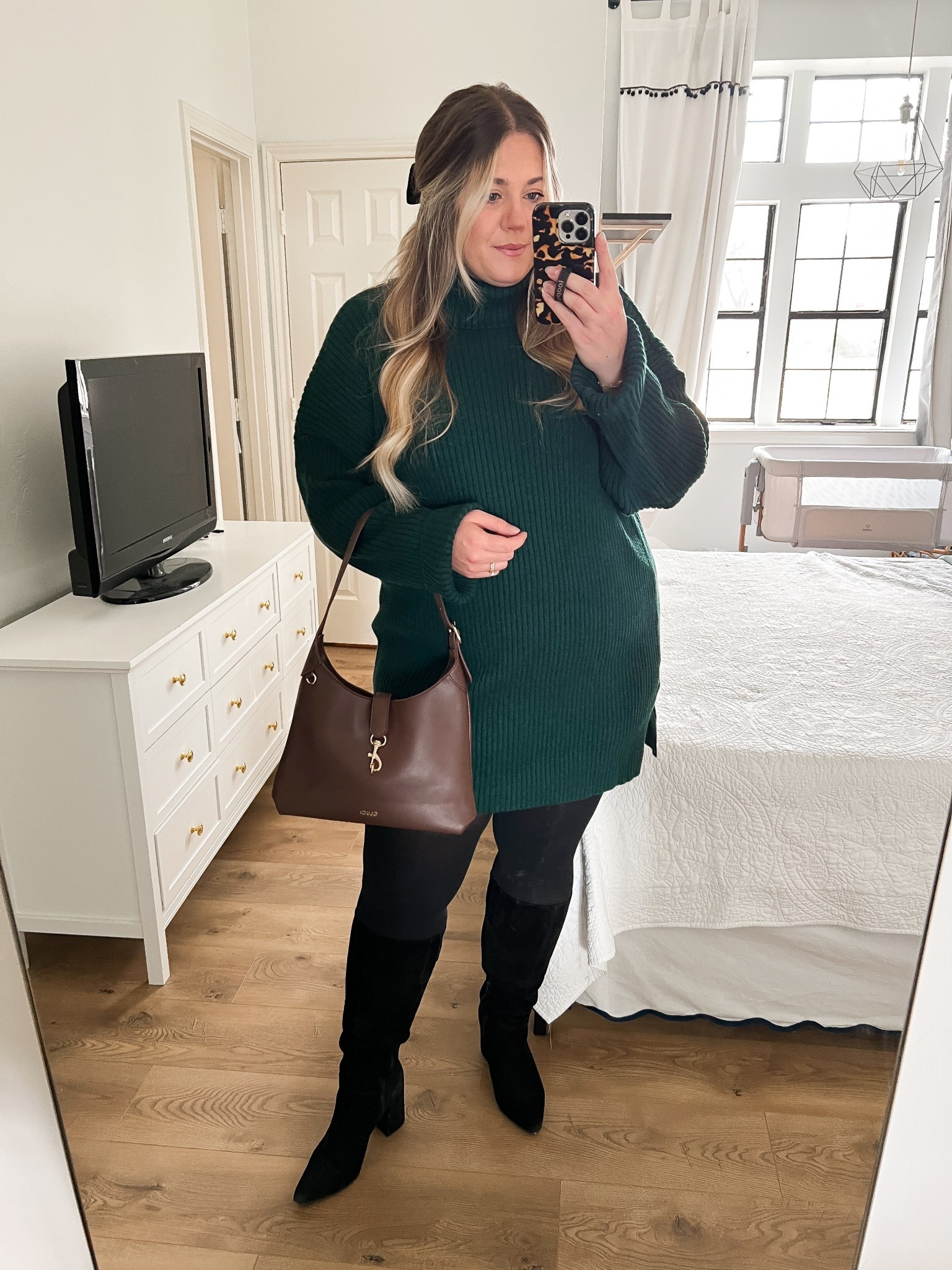 Loving this sweater dress for almost any holiday occassion—casual holiday party, family photos, date night, or Christmas Eve! Wearing an XXL

Midsize holiday outfit, sweater dress outfit, cozy holiday outfit, midsize holiday style, emerald sweater dress, red sweater dress for Christmas, Christmas Eve outfit ideas, winter date night look, family photo outfits, easy holiday outfits, comfy chic outfit, winter wardrobe staples, holiday outfit inspiration, cold weather style, festive fashion ideas, holiday season looks, timeless Christmas outfit

#LTKMidsize #LTKootd #LTKHoliday