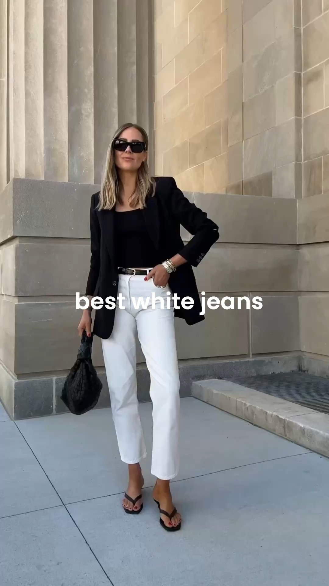 Fashion Jackson, black blazer, white jeans, workwear, business casual

#LTKOver40 #LTKootd #LTKWorkwear