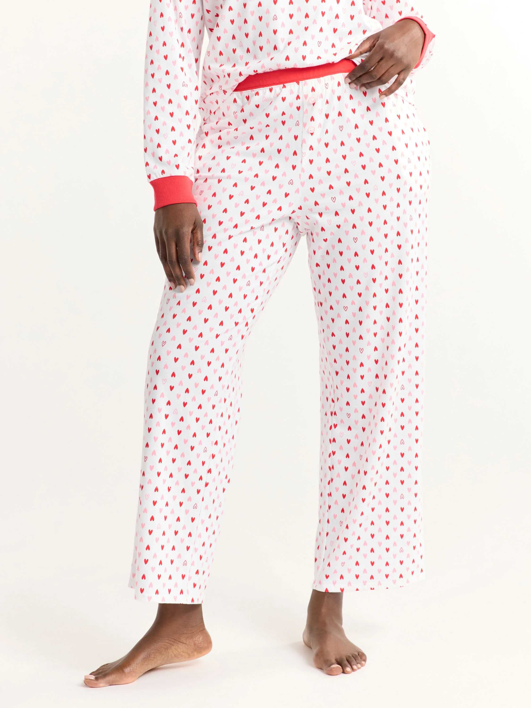 Joyspun Women's and Women’s Plus Jersey Knit Sleep Pants, Sizes S to 3X | Walmart (US)