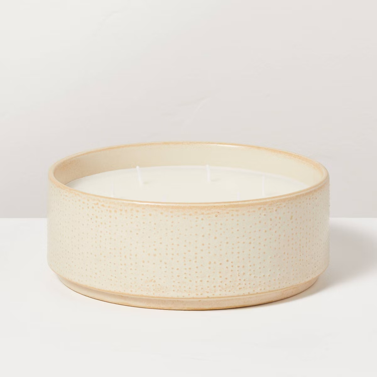 Hobnail Ceramic Lavender & Birch Jar Candle Beige - Hearth & Hand™ with Magnolia | Target