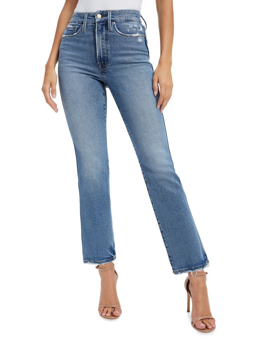 Good Curve Straight-Leg Jeans | Saks Fifth Avenue
