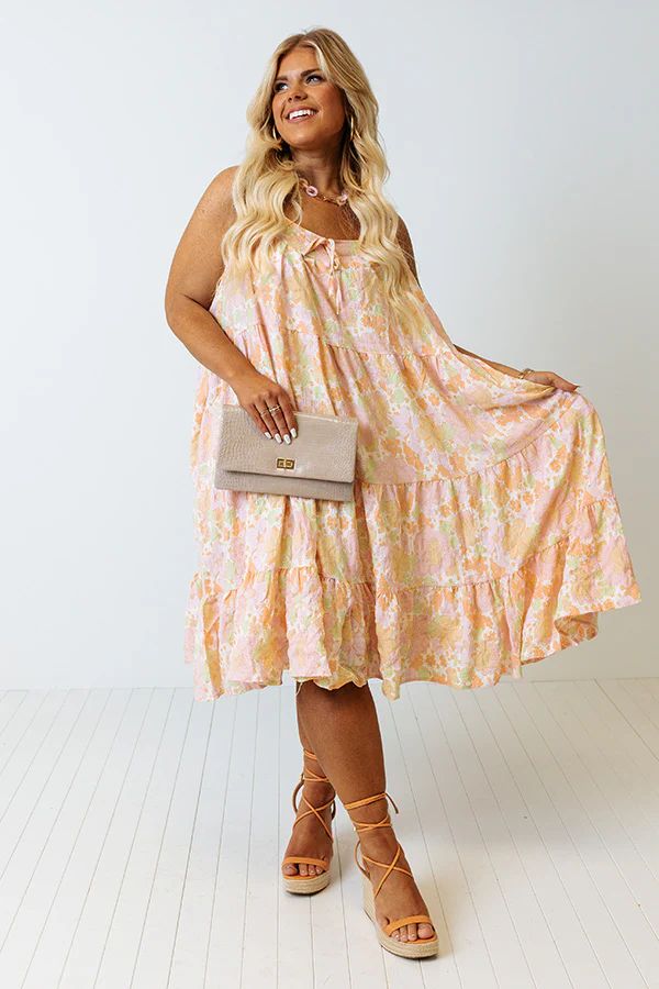 Make It Memorable Floral Midi Curves | Impressions Online Boutique