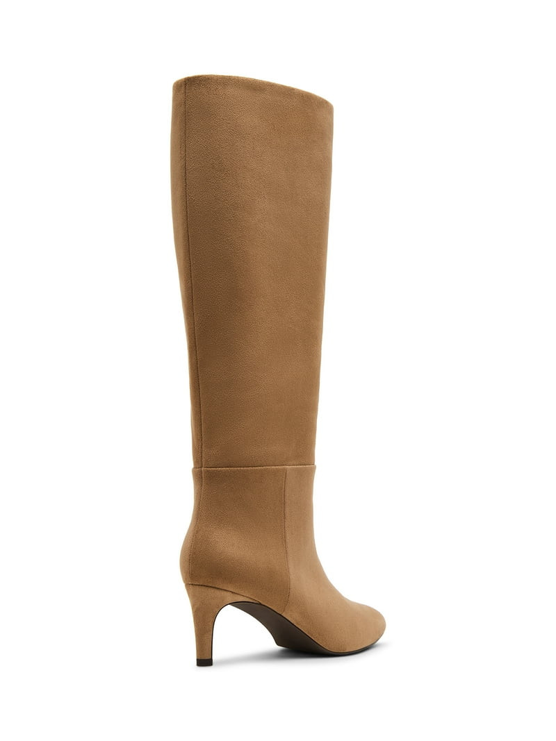 Madden Girl Women's Sabrina Tall Shaft Kitten Heel Boot (Wide Calf Available) | Walmart (US)
