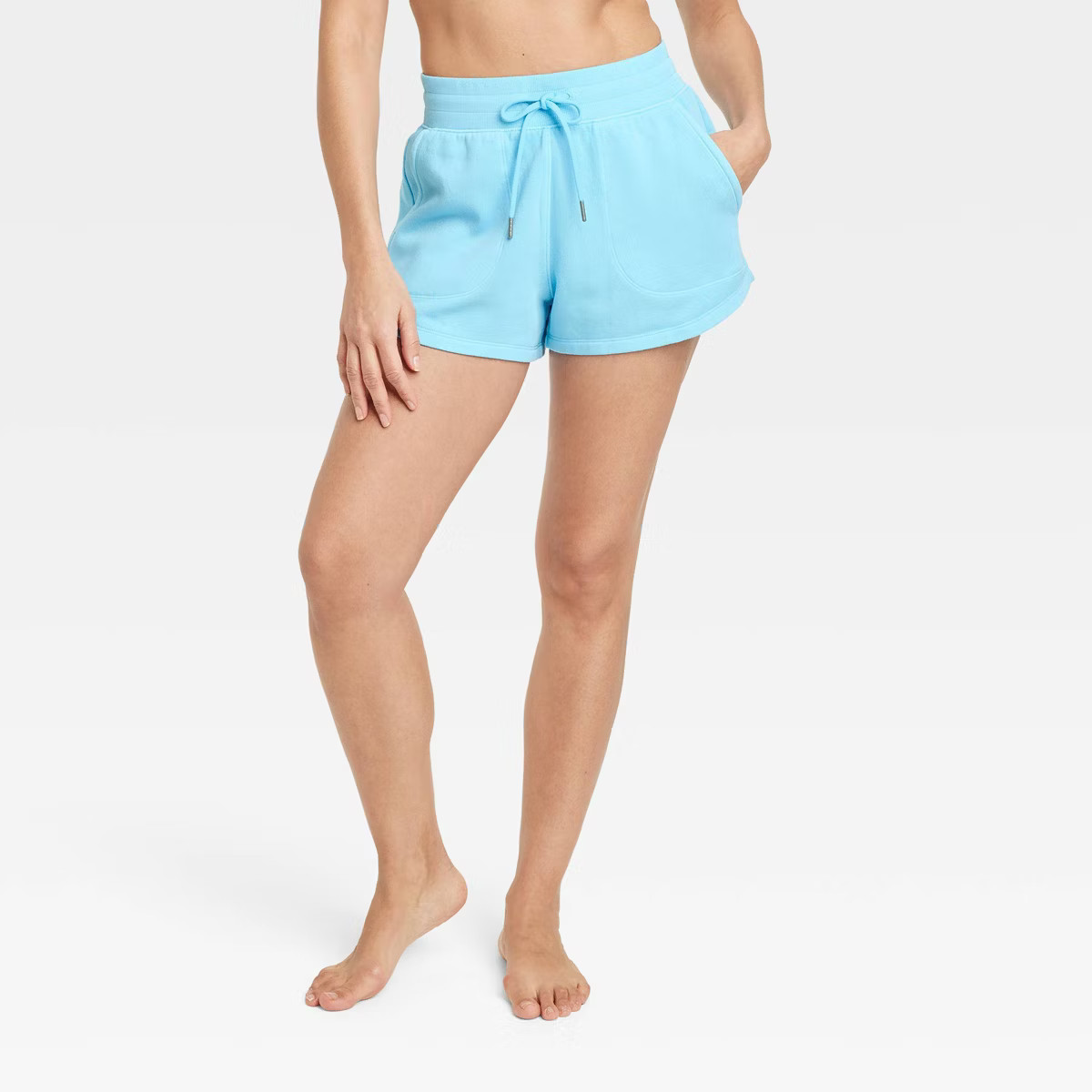 Women's Fleece High-Rise Shorts 3.5" - All In Motion™ | Target