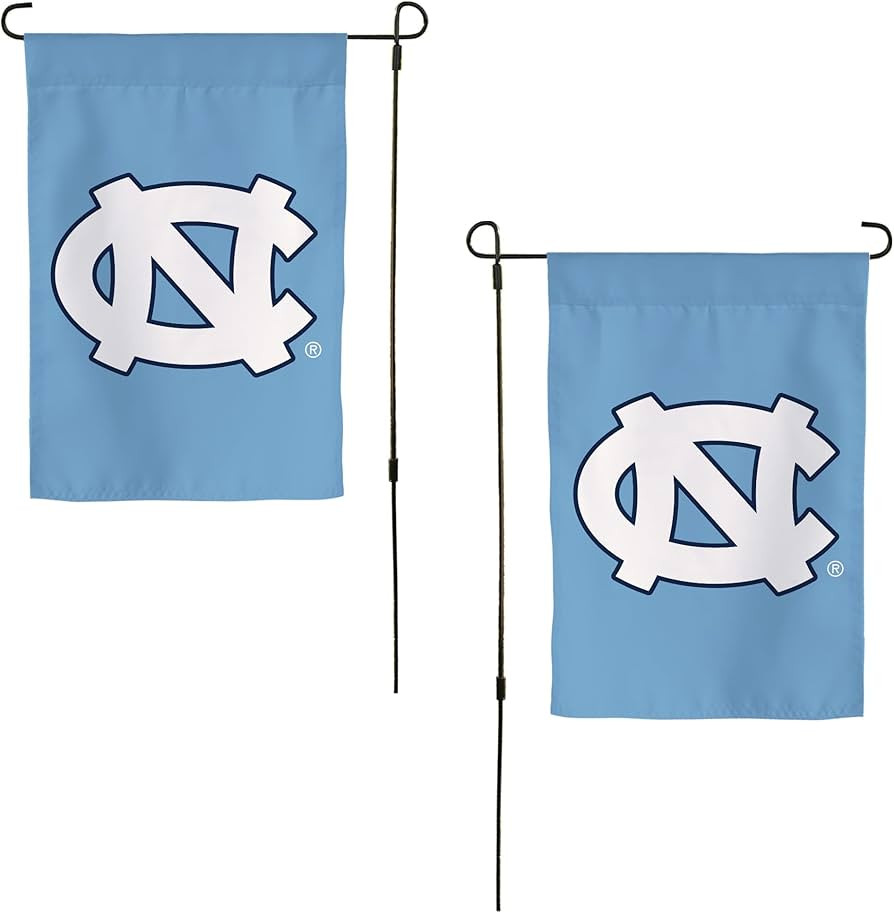 University of North Carolina Garden Flag UNC Chapel Hill Tar Heels Banner 100% Polyester (Design ... | Amazon (US)