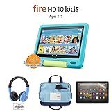 Fire HD 10 Kids tablet, 10.1" Full HD (32GB, Aquamarine) with Kids Headset + Sleeve + Screen Protect | Amazon (US)