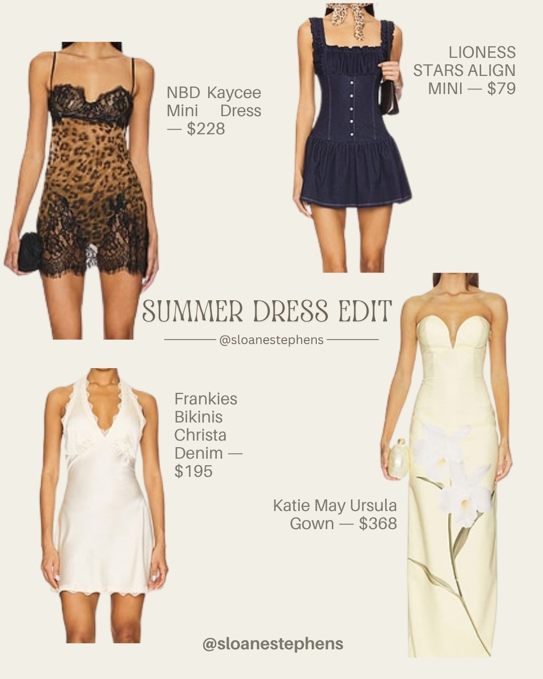 dress szn is officially here ✨🌸 my top summer dress picks — from flirty minis to elegant gowns. all linked on LTK! 💗 #SummerDresses #SummerStyle #OOTD #DressInspo #OutfitIdeas #LTKstyletip #LTKfind #SloaneStephens