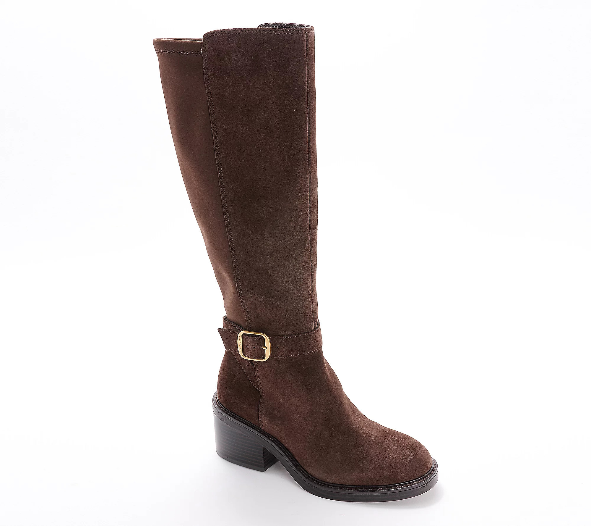 Vince Camuto Leather or Suede Extra Wide Shaft Boots - Vianah4 | QVC