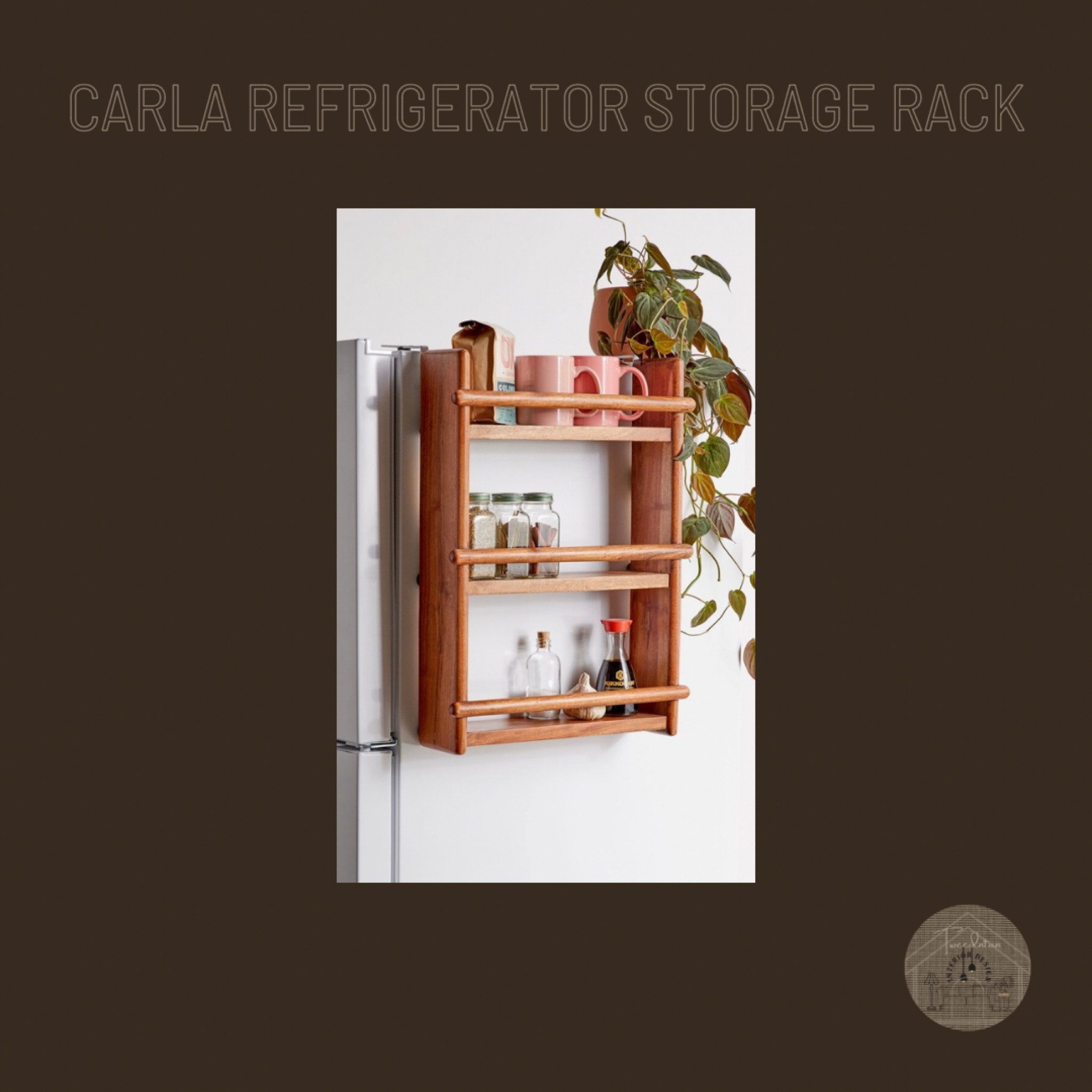 Carla Refrigerator Storage Rack 🤎

#LTKHome #LTKSaleAlert #LTKStyleTip