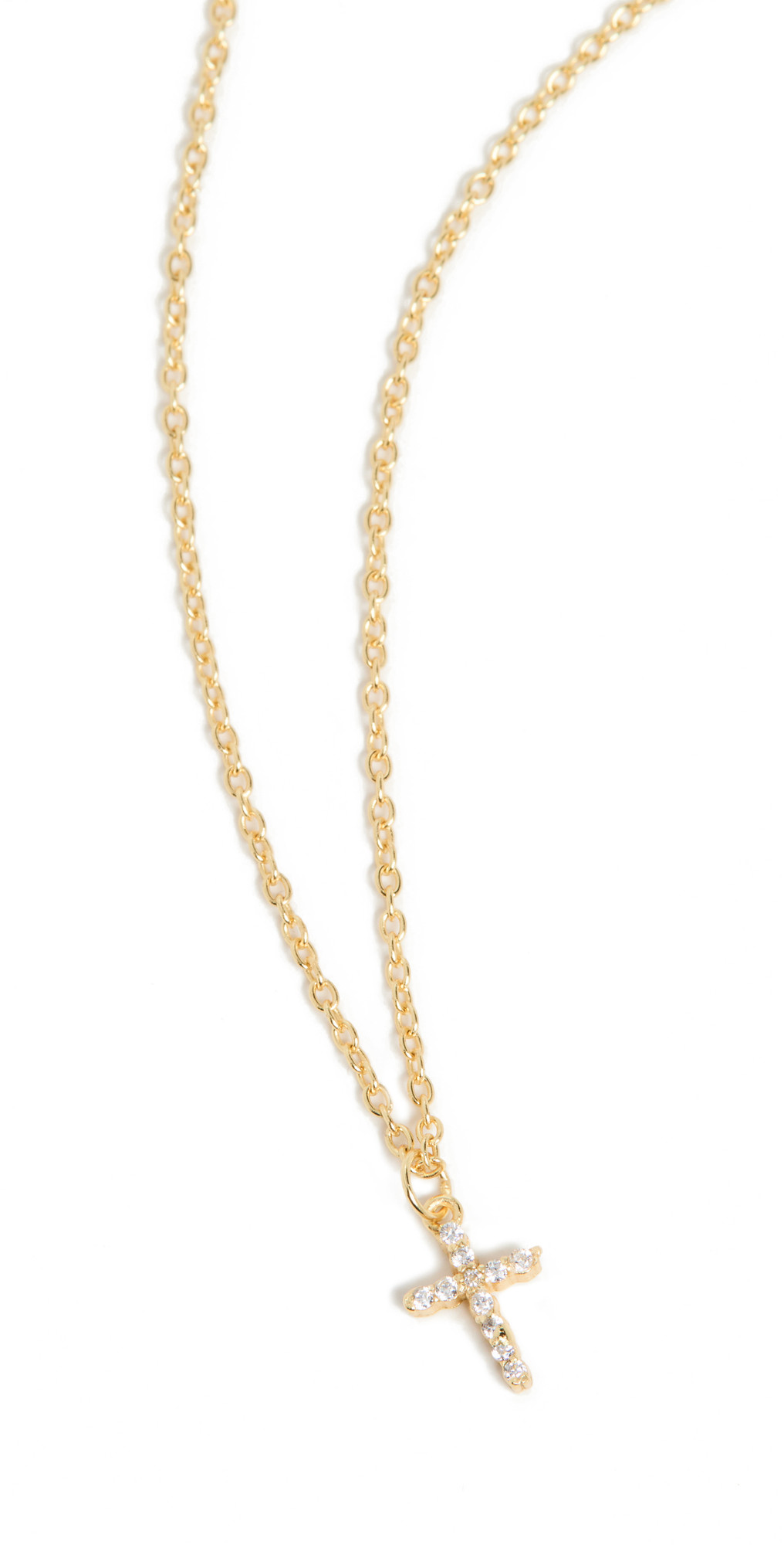 Argento Vivo Mini Cross Necklace | Shopbop