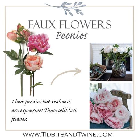 These peonies look and feel so real! I have them in white and shades of pink. 

Fake peonies, faux flowers, fake flowers, best flowers, decor 

#LTKhome #LTKstyletip #LTKSeasonal