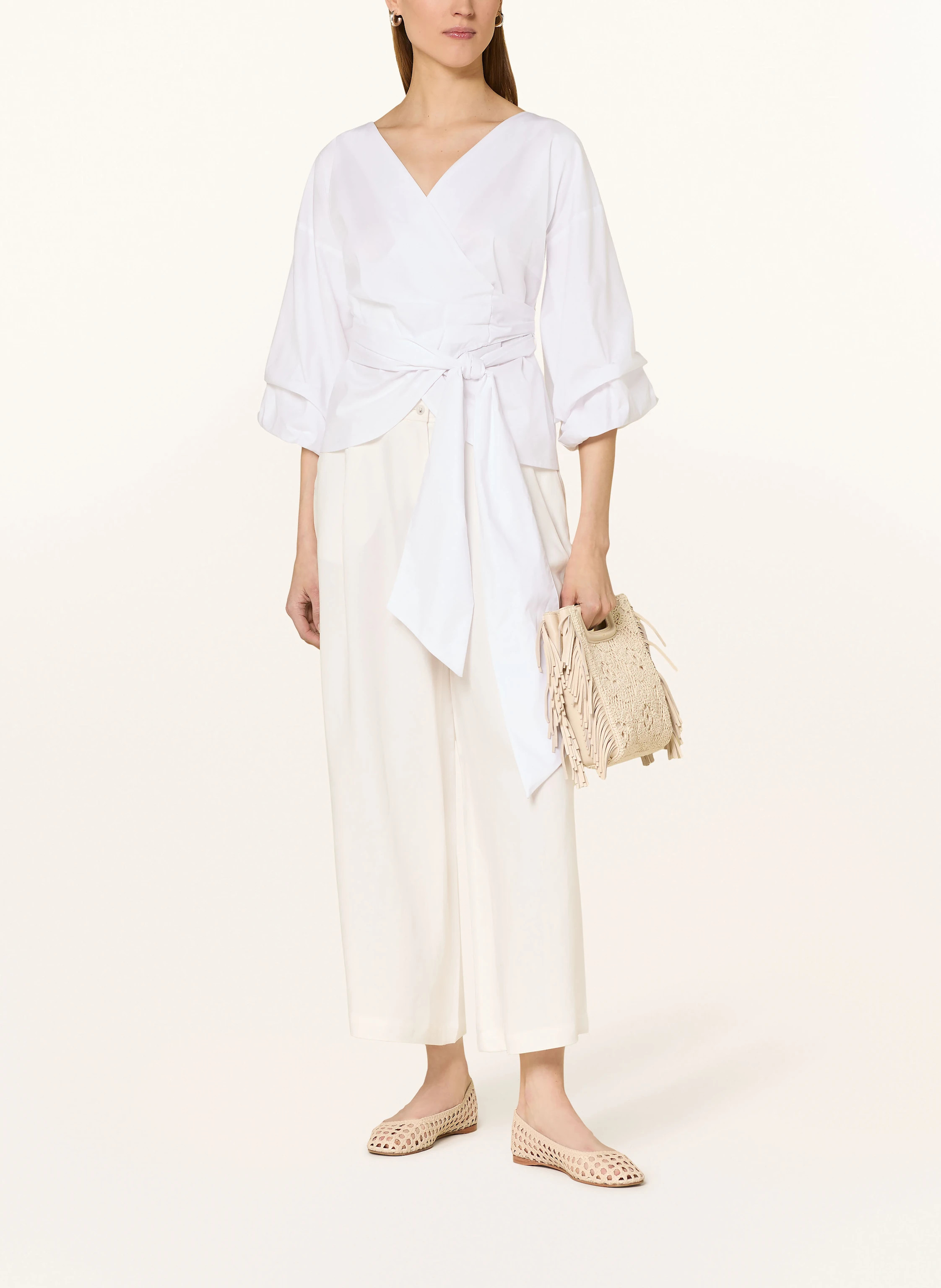 Wickelbluse mit 3/4-Arm | Breuninger (DACH)