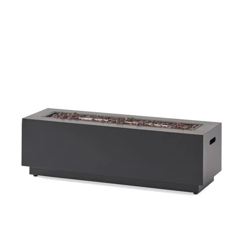 Rashid 12" H Fiber Reinforced Concrete Outdoor Fire Pit Table | Wayfair North America
