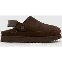 UGG Goldenstar Clog Sandals in Dark Brown | Schuh