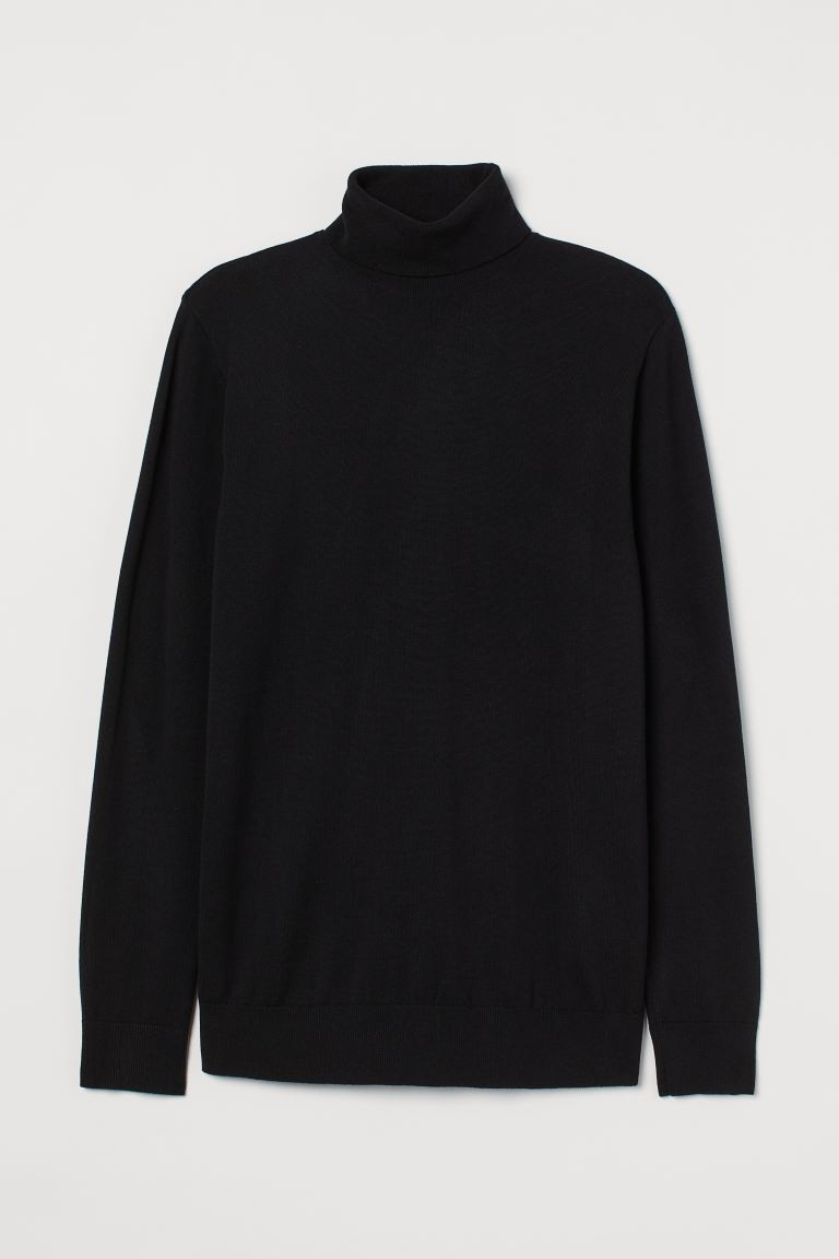 Slim Fit Fine-knit Turtleneck Sweater | H&M (US + CA)