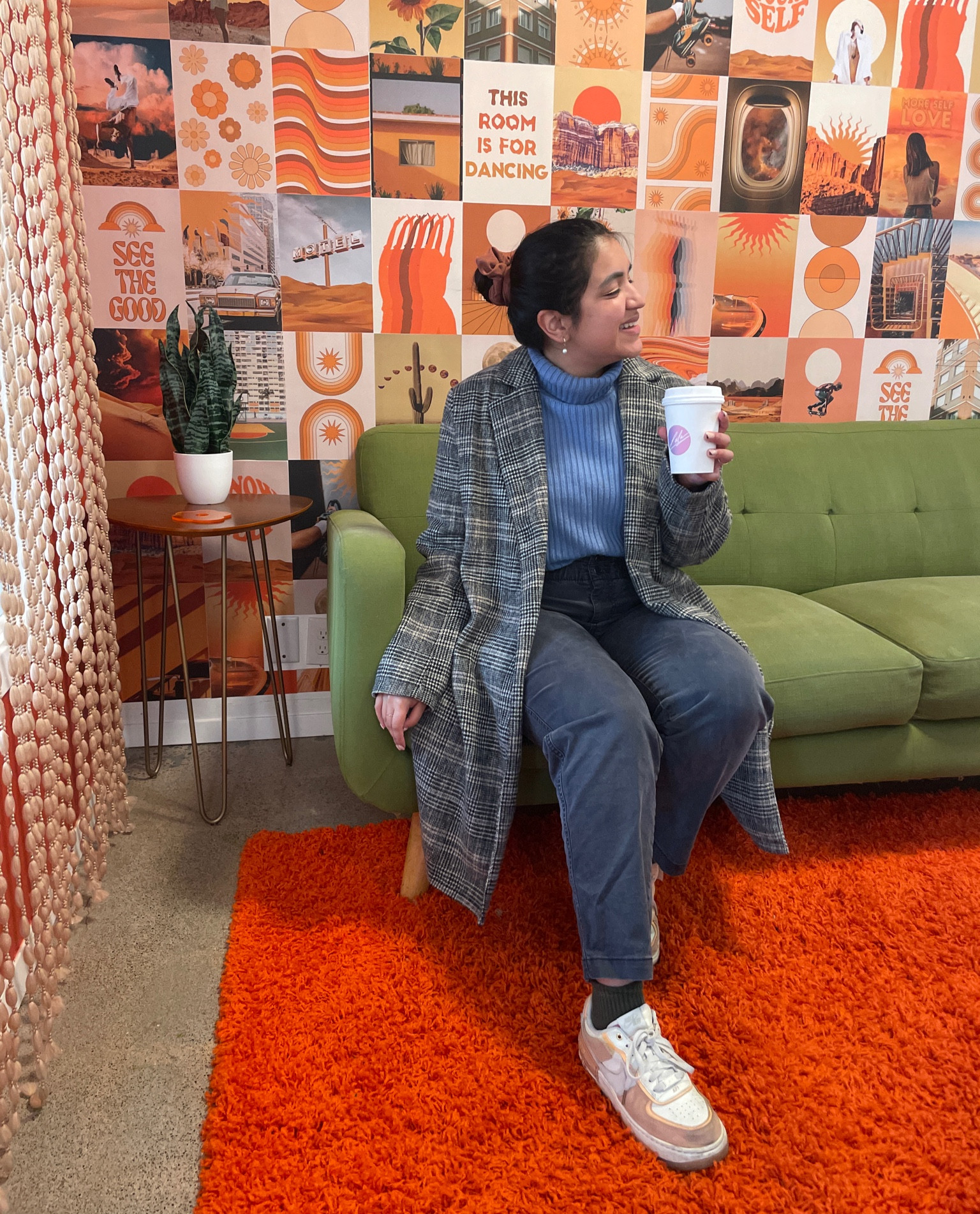 One of my favorite winter looks: A plaid jacket, fun Nikes, and a colorful sweater! This was taken at Lula Coffee in West Seattle ✨

#LTKU #LTKSeasonal #LTKunder50