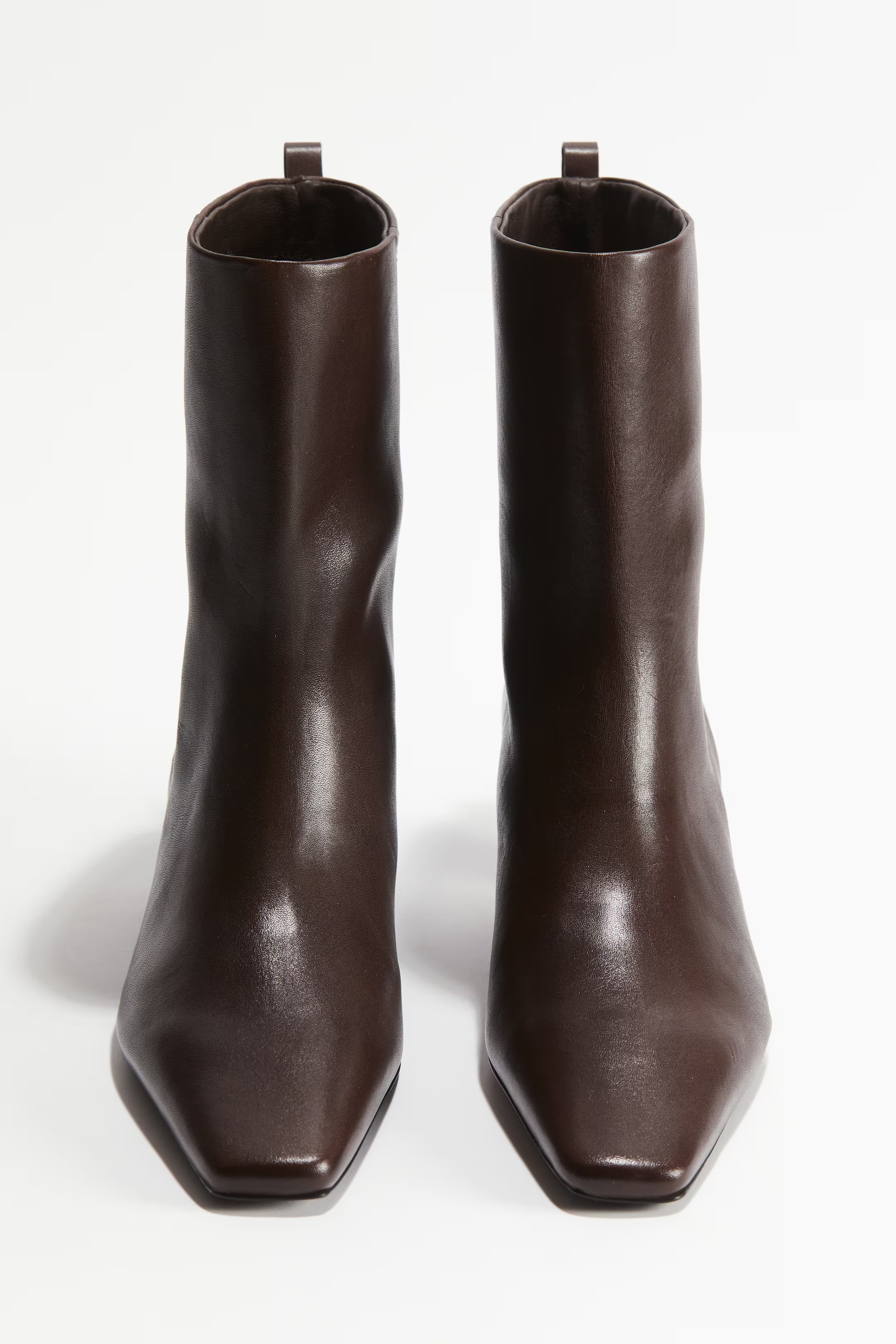 Heeled leather boots | H&M (UK, MY, IN, SG, PH, TW, HK)