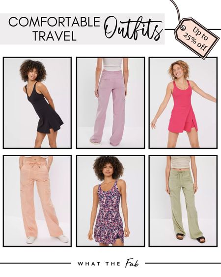 Comfortable Travel Outfits, low key dress, high-waisted pants, dresses, pants

#LTKtravel #LTKunder100 #LTKSale