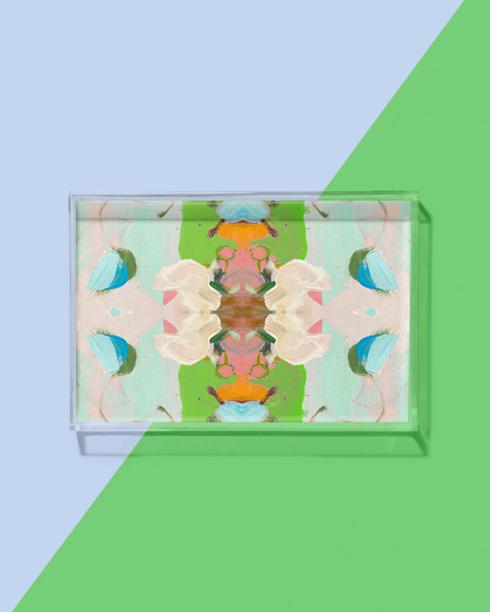 Monets Garden Green | Laura Park x Tart Small Tray | Tart By Taylor