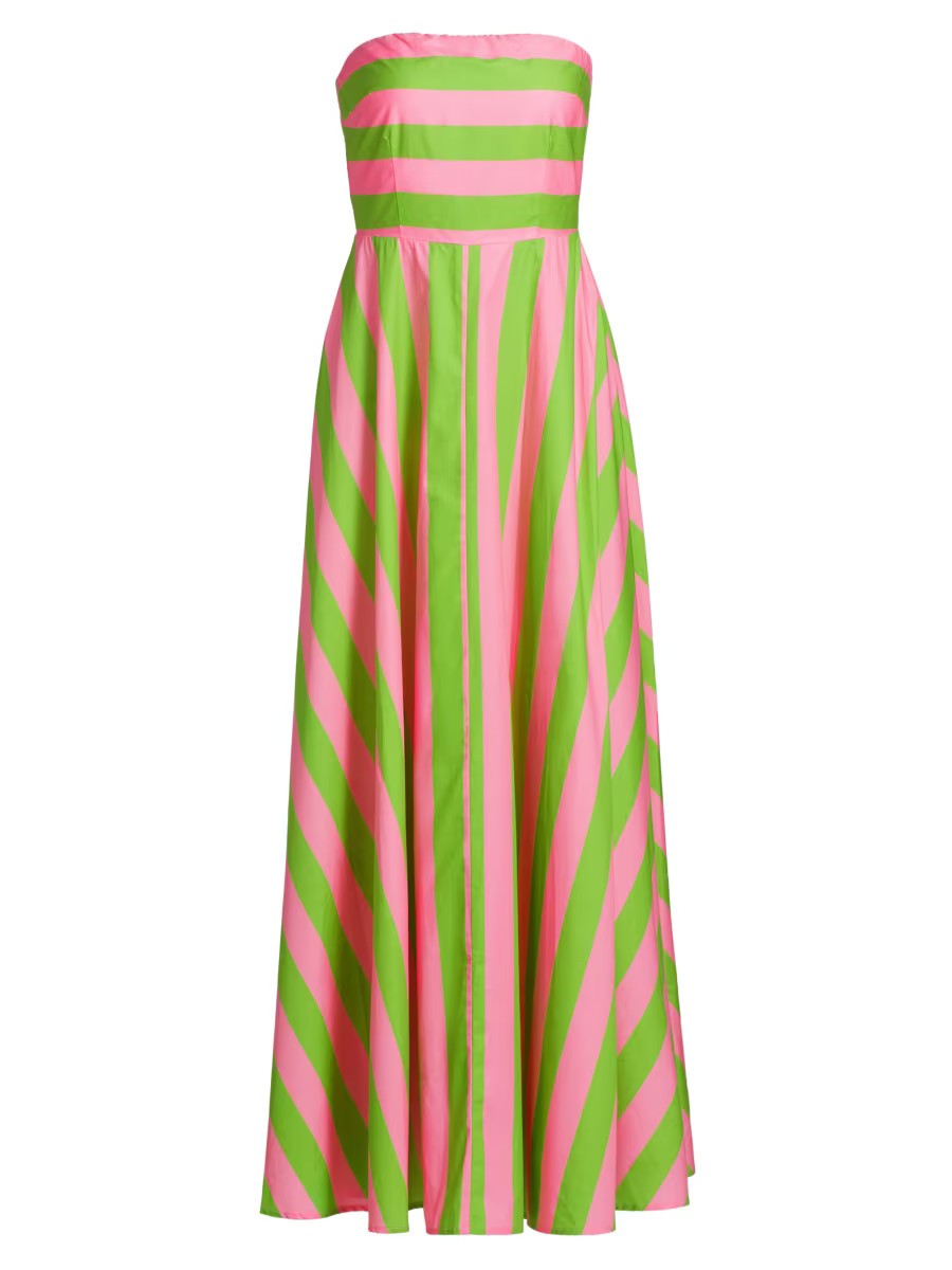 Hazel Striped Strapless Maxi Dress | Saks Fifth Avenue