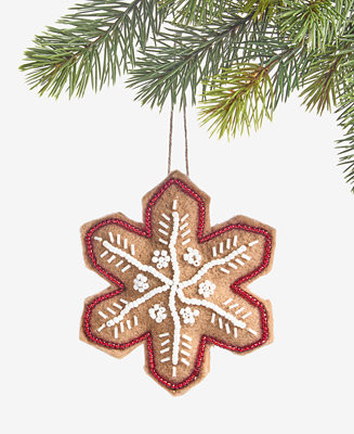 Holiday Lane Gingerbread Village Gingerbread Snowflake Ornament, Macy's Exclusive - Macy's | Macy's