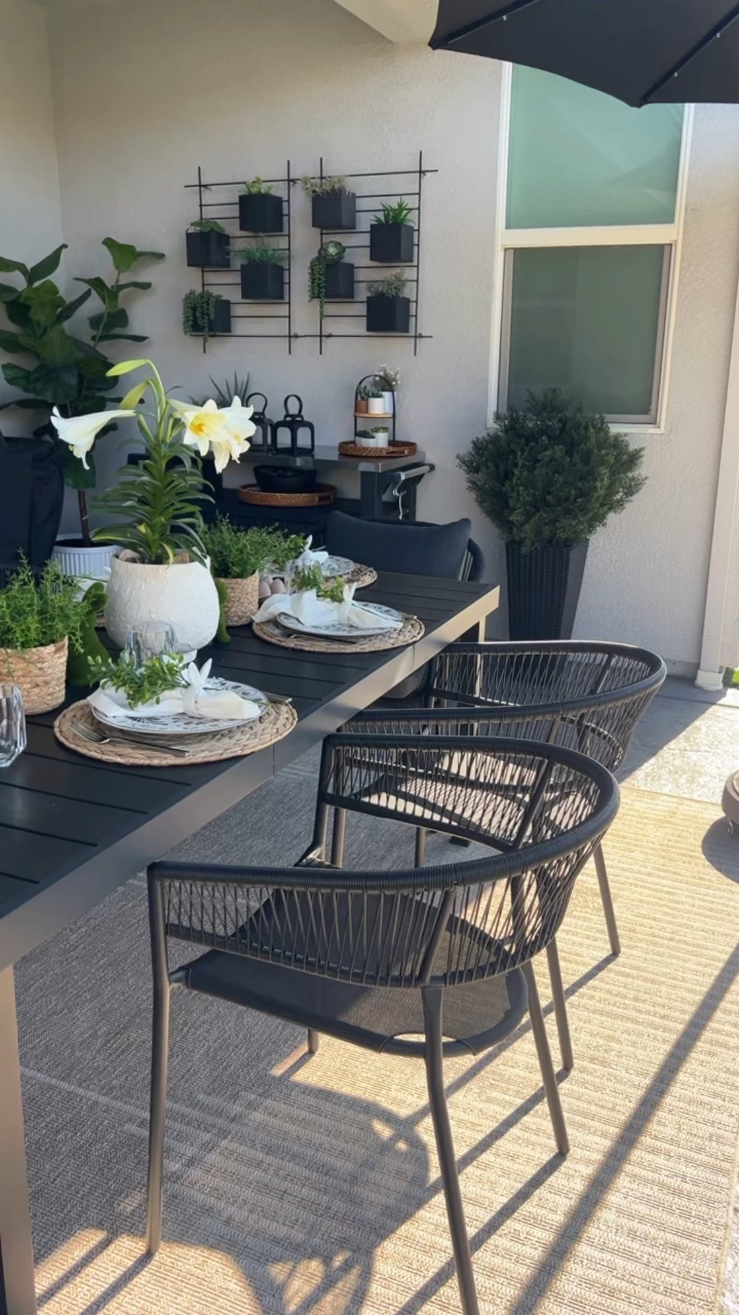 Outdoor living time! I love this black table and chair set! 

#LTKHome #LTKSaleAlert #LTKSeasonal
