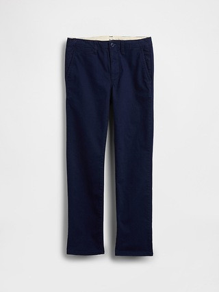 Kids Uniform Straight-Fit Stretch Khakis | Gap | Gap (US)