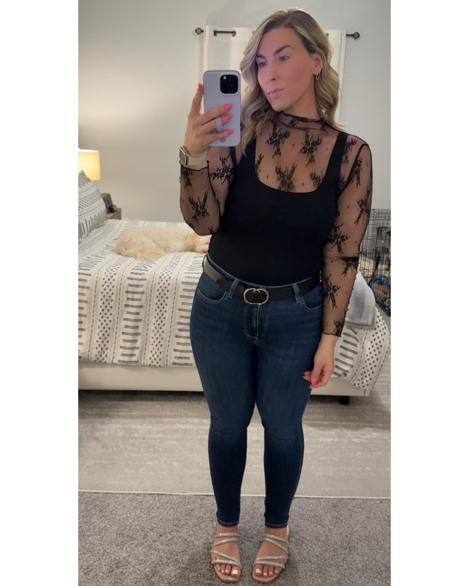 Current fave outfit 🖤 lace top on sale under $10 (wearing a large - runs kind of small) and jeans on sale under $40. Code ‘ashleymorganstyle’ for $ off a loopy phone case 💜

#fallootd #fallootn #falloutfit #amazon #amazonfashion #americaneagle #pumiey #lacetop #midsizestyle #midsizeoutfit #datenightoutfit #loopycase #glamnetic #affordablestyle #casualoutfit #homedecor #bedroomdecor


#LTKMidsize #LTKFindsUnder50 #LTKSaleAlert
