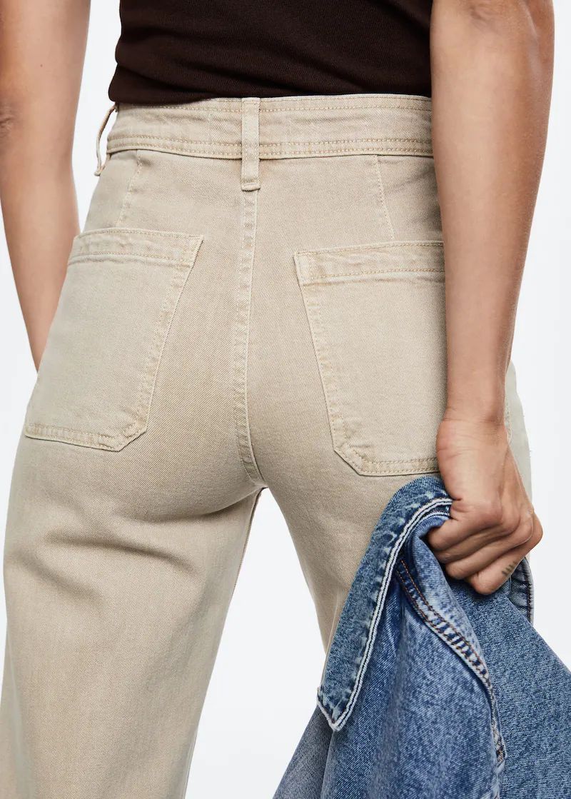 Search: Wide leg beige jeans (15) | Mango USA | MANGO (US)