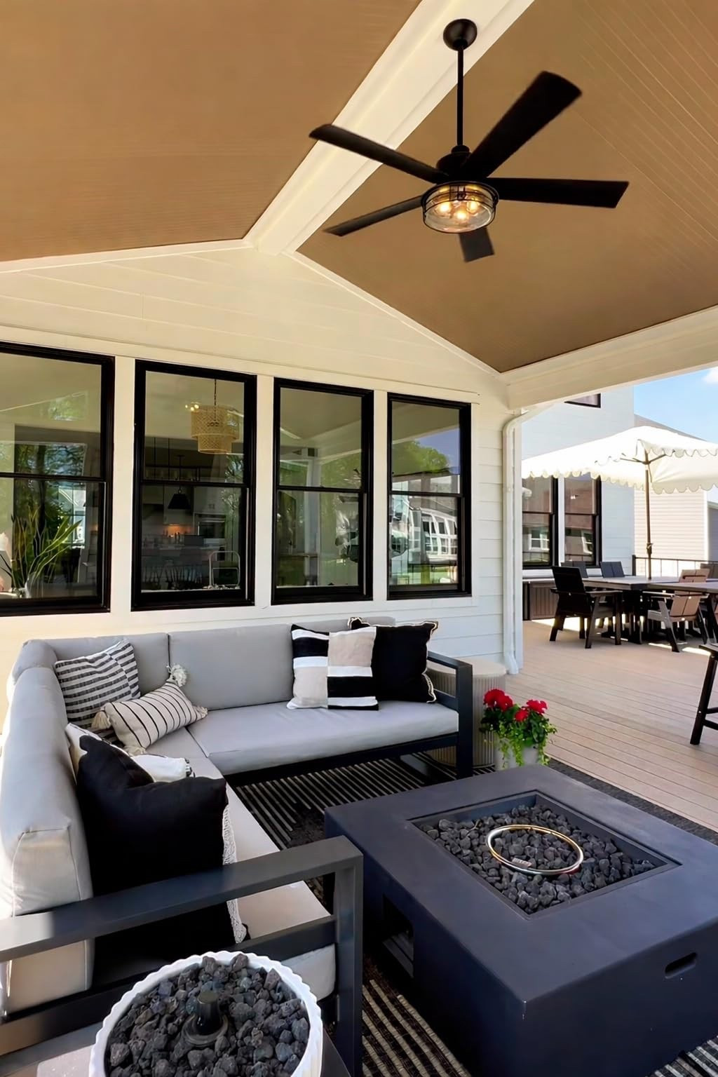 Check out my patio setup! Loving this firepit and sofa combo! #outdoorliving #amazonfinds

#LTKSeasonal #LTKHome