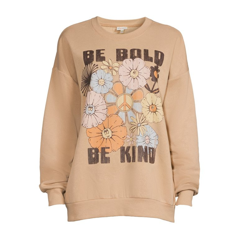 Self Esteem Juniors’ Graphic Pullover Sweatshirt | Walmart (US)