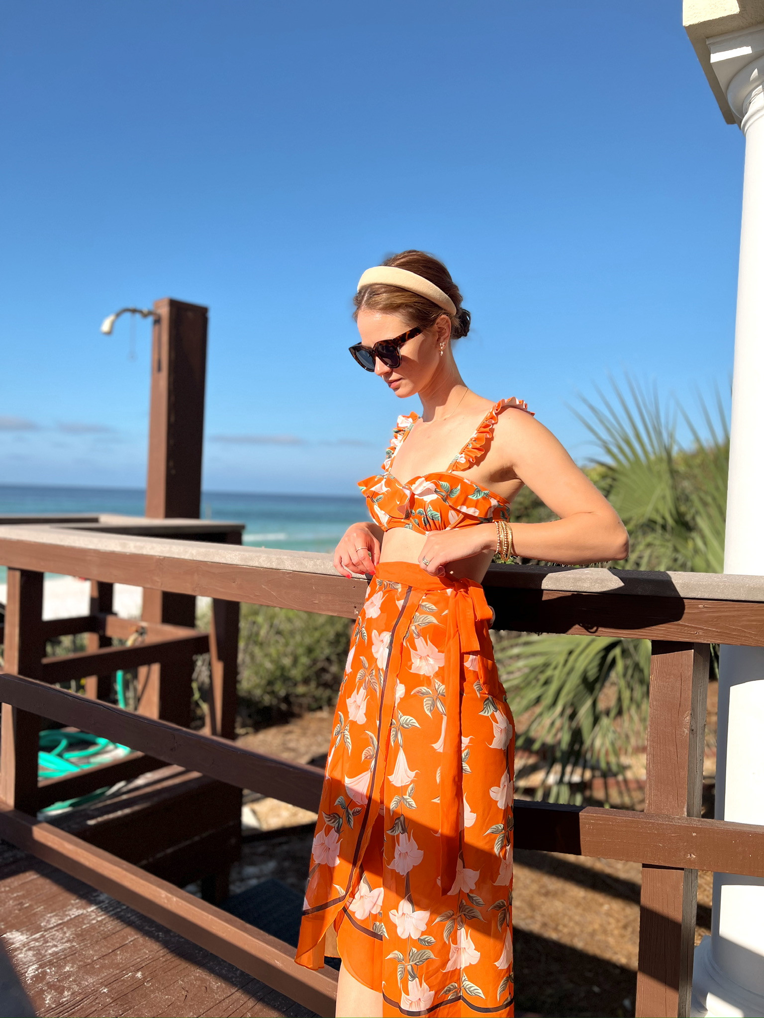A chic and stylish beach outfit to elevate your summer look!

wearing a size small in this three piece set!!

stylish swimsuit, beach skirt, summer fashion, 3 piece set, summer set, summer beach set, beach outfit, hallie ragan

#LTKgrwm #LTKootd #LTKSwim