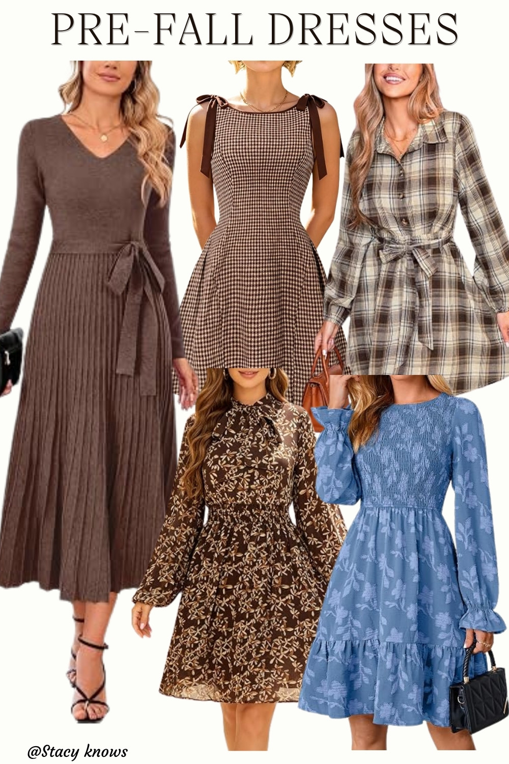 Transitioning your wardrobe into next season made easy! Found the absolute best pre-fall dress finds—think lightweight fabrics, rich transitional tones, and versatile silhouettes you can wear now with sandals and layer later with boots.
Tap to shop your favorite styles before they sell out! 
#LTKstyletip #LTKunder100 #LTKunder50 #PreFallFashion #FallDressFinds #TransitionStyle #SummerToFall #FallFashion2026 #StreetStyleInspo #AffordableFashion 

 #LTKgrwm #LTKootd #LTKSeasonal