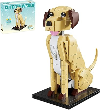KAZI Dog Building Toy Set,Dogs Gift for Animal-Lovers,Ideas Labrador Retriever,Building Set for G... | Amazon (US)