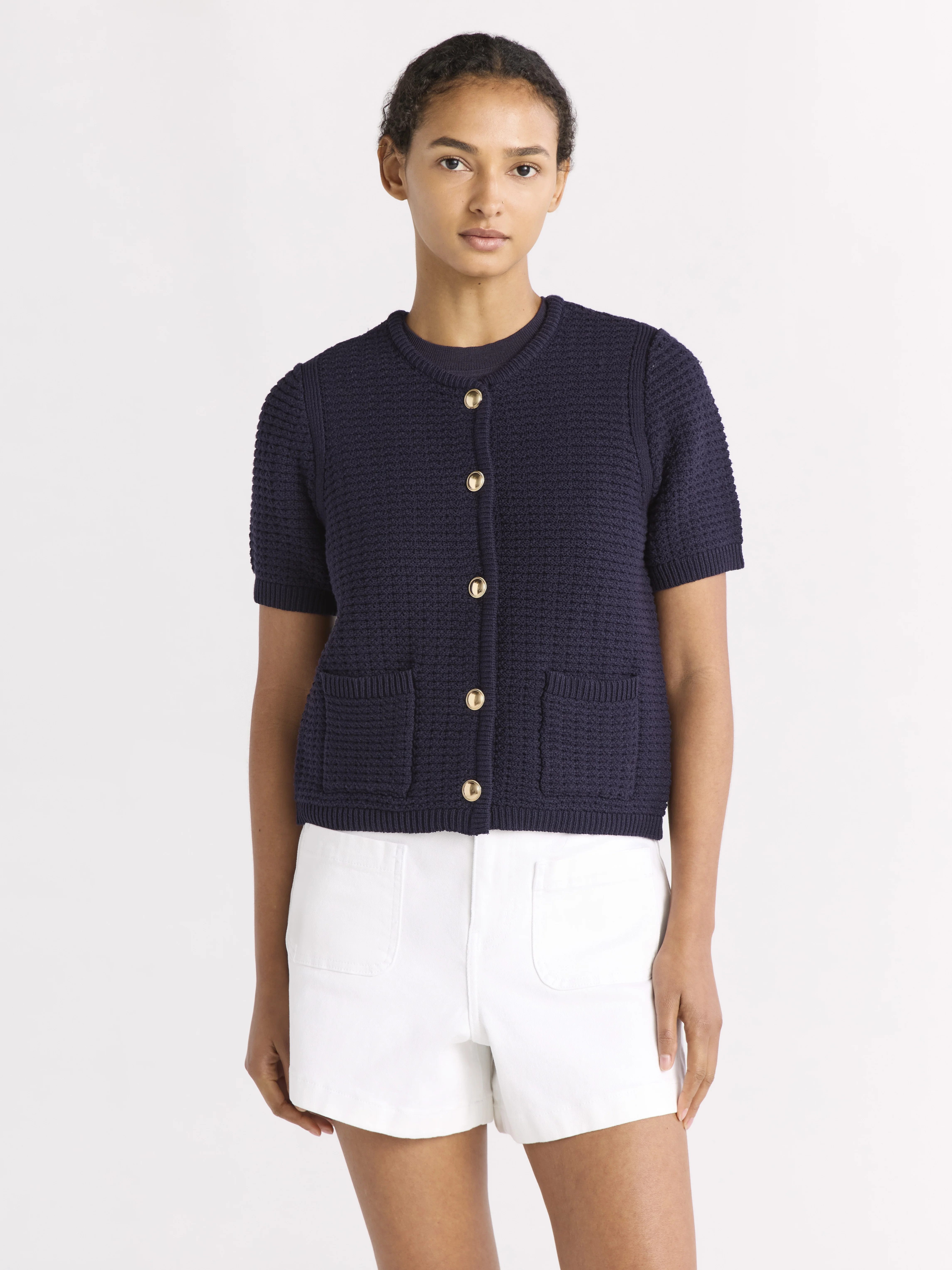 Free Assembly Women's and Women's Plus Crochet Cardigan Sweater, Lightweight, Size XS-4X | Walmart (US)