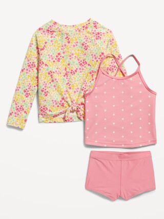 3-Piece Rashguard Swim Set for Toddler Girls | Old Navy (US)