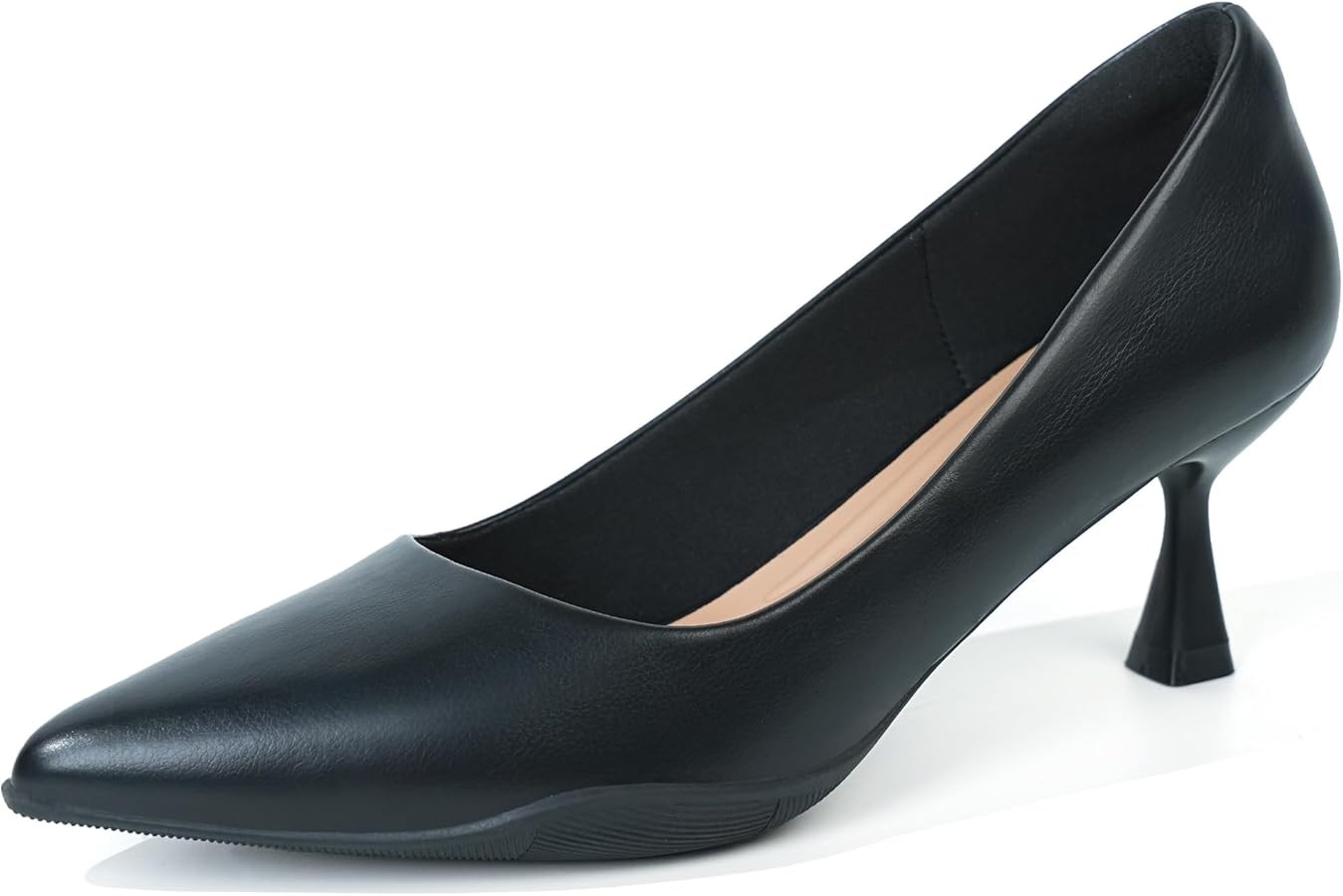 Women Comfortable Pumps Dress Shoes Mid Heel Work Heels | Amazon (US)