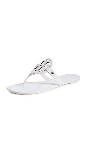 Tory Burch Women's Miller Sandals, Optic White, 9 Medium US | Amazon (US)