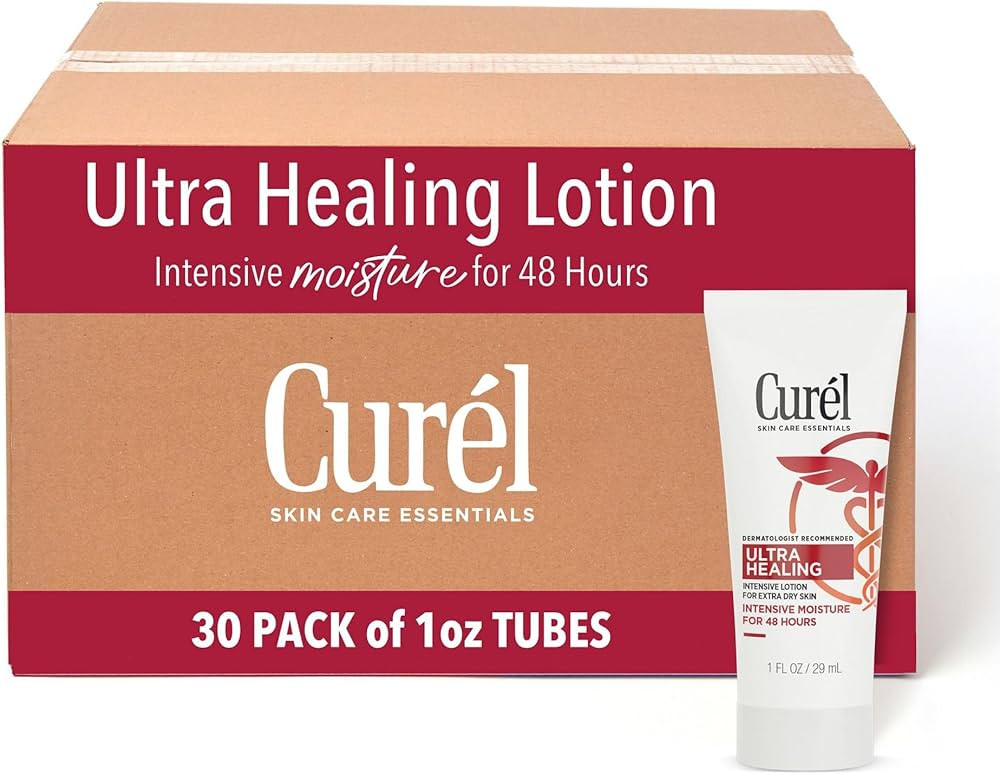 Curel Ultra Healing Intensive Fragrance-Free Lotion For Extra-Dry Skin, Dermatologist Recommended... | Amazon (US)