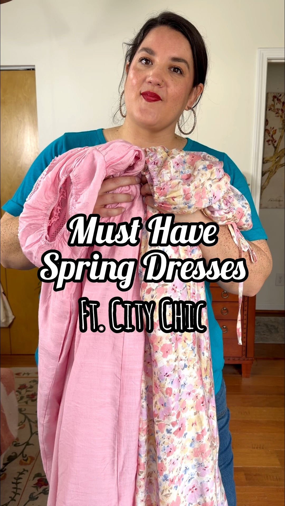 #gifted. These dresses from City Chic are perfect for spring and summer! The material is lightweight and breathable, and the fit is perfect! 🤩  

#LTKPlusSize #LTKgrwm #LTKootd