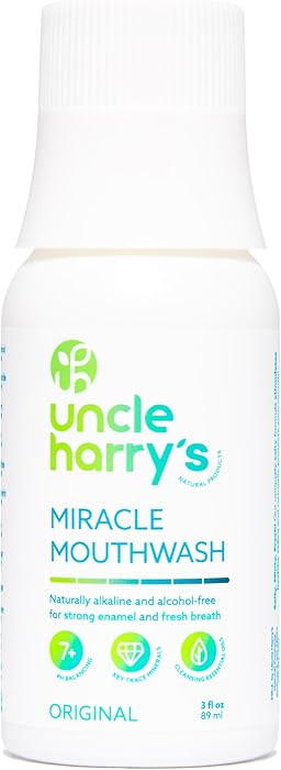 Uncle Harry's Natural Alkalizing Miracle Mouthwash | Adult & Kids Mouthwash for Bad Breath | pH B... | Amazon (US)