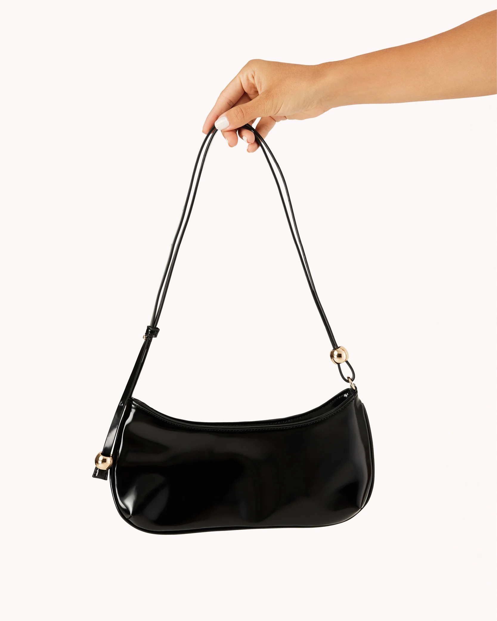 ROSABELLE SHOULDER BAG - BLACK SHINE | Billini (ANZ)