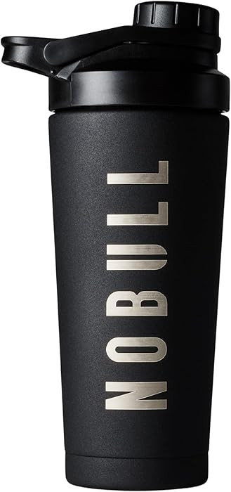 NOBULL Shaker Bottle | 24oz Insulated Stainless Steel, Leakproof Mixing for Gym Training & Workou... | Amazon (US)