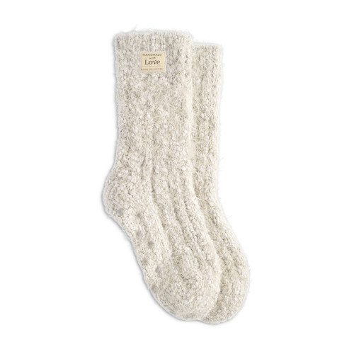 Giving Collection Cool Cream Cozy Giving Socks Set | DEMDACO
